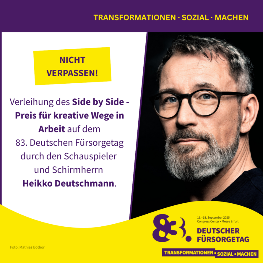 Grafik mit Foto und Zitat von Heikko Deutschmann – 